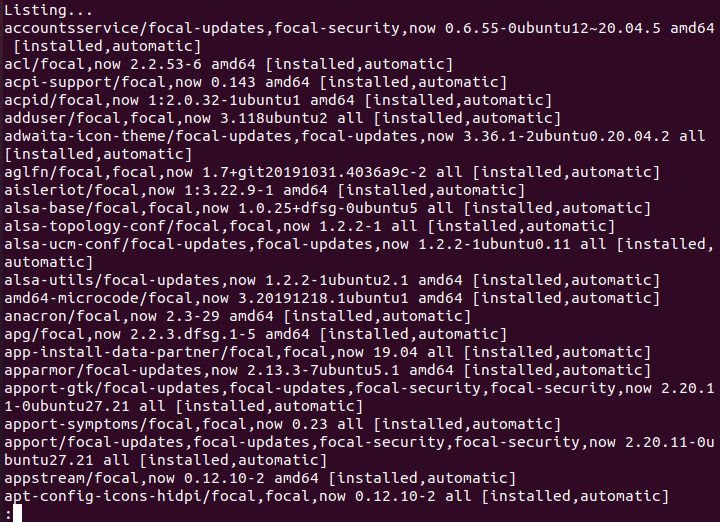 Apt List Installed Packages 9 Apt list installed packages 9