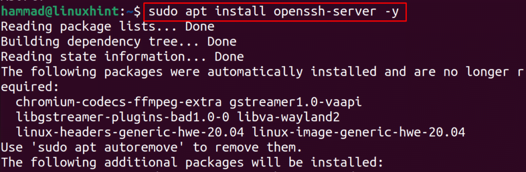 How to enable and use ssh on ubuntu 22. 04