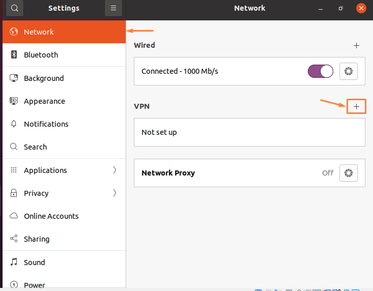 How To Setup A Vpn On Ubuntu 11 Graphical user interface, text, application, email description automatically generated