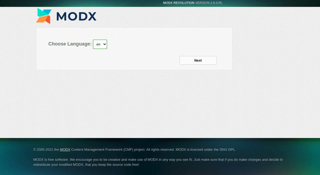 How to install modx revolution on ubuntu 20. 04