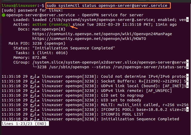 How To Setup A Vpn On Ubuntu 9 Text description automatically generated