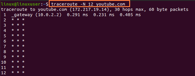 How To Install The Traceroute On Ubuntu 4 Text description automatically generated