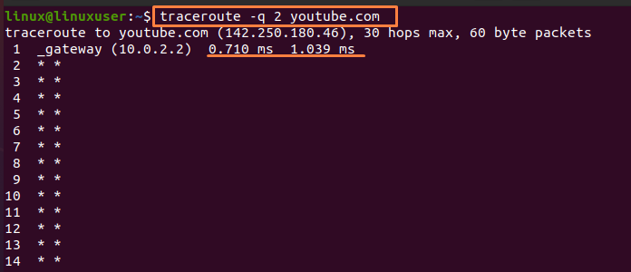 How To Install The Traceroute On Ubuntu 6 Text description automatically generated