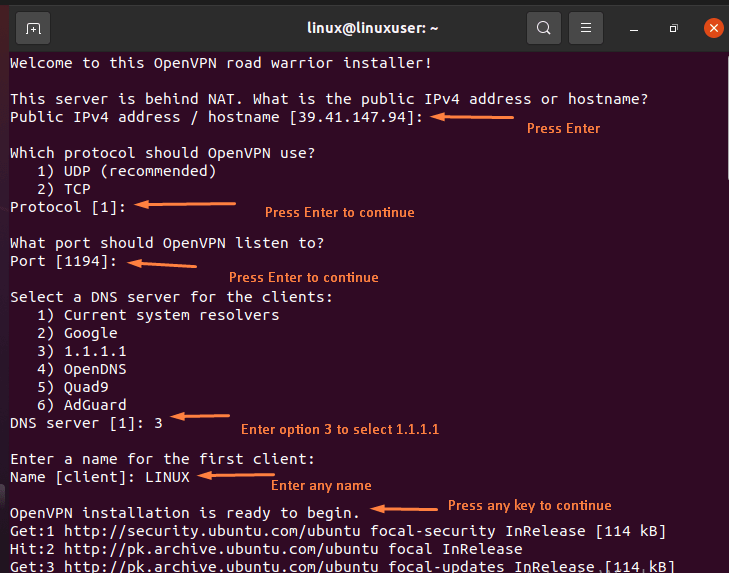 How To Setup A Vpn On Ubuntu 6 Text description automatically generated