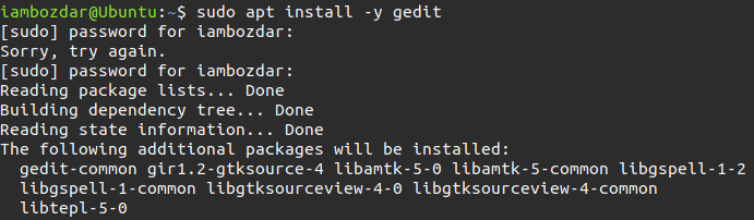 How to install gnome edit on ubuntu 22. 04 lts