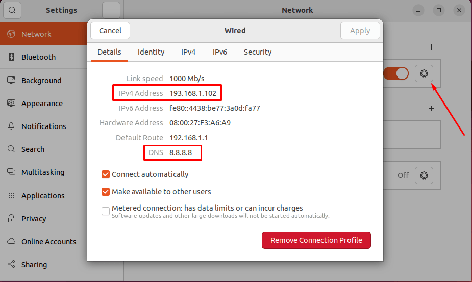 Setting Up Static Ip Address On Ubuntu 22.04 Lts 13 Setting up static ip address on ubuntu 22. 04 lts 13