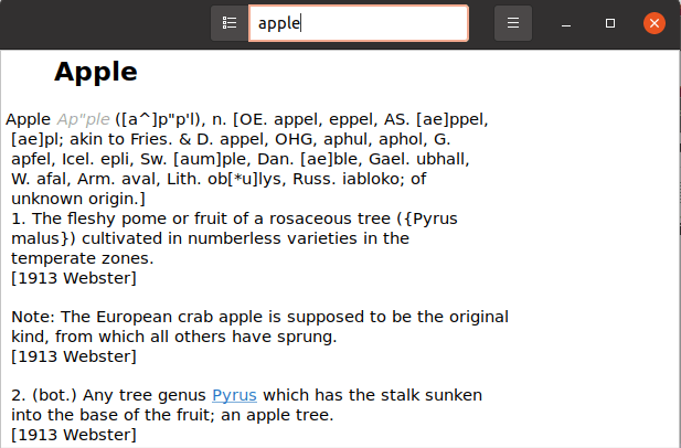 Best Dictionary Apps For Ubuntu 5 Graphical user interface, text description automatically generated
