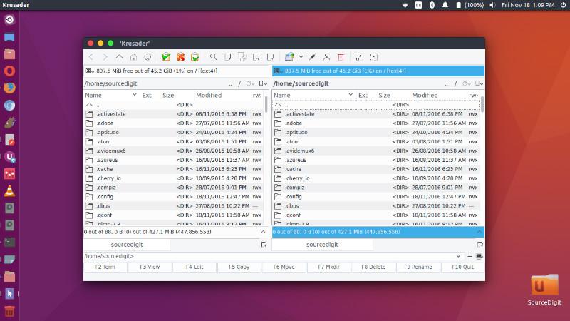 Best Linux File Managers 4 How to install krusader file manager on ubuntu linux