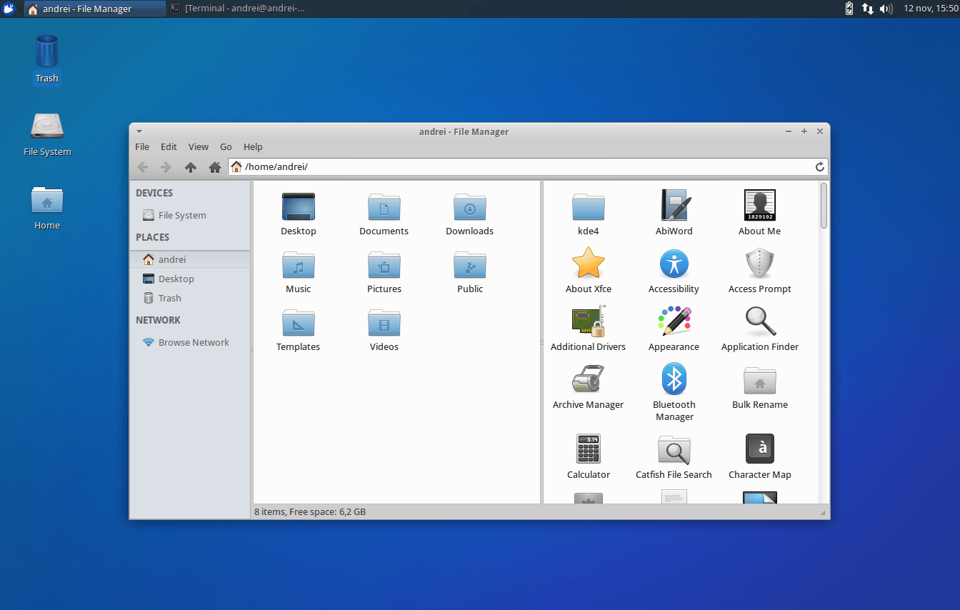 Best Linux File Managers 2 Split view patch available for thunar file manager ~ web upd8: ubuntu / linux blog