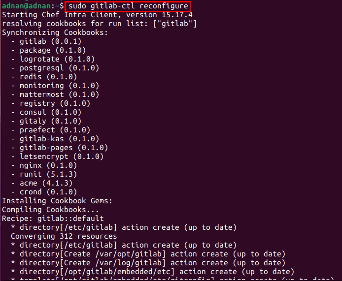 Install Gitlab On Ubuntu 22.04 13 Text description automatically generated