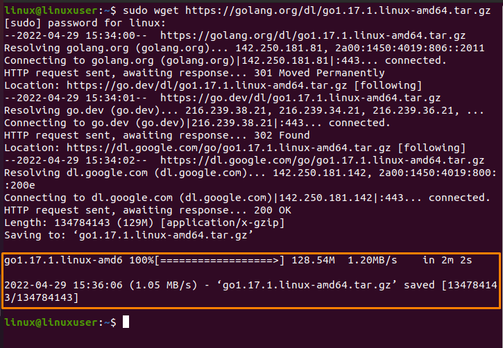 How To Install Golang In Ubuntu 4 Text, timeline description automatically generated