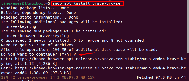 Installing Brave Browser On Ubuntu 22.04 7 Installing brave browser on ubuntu 22. 04 7