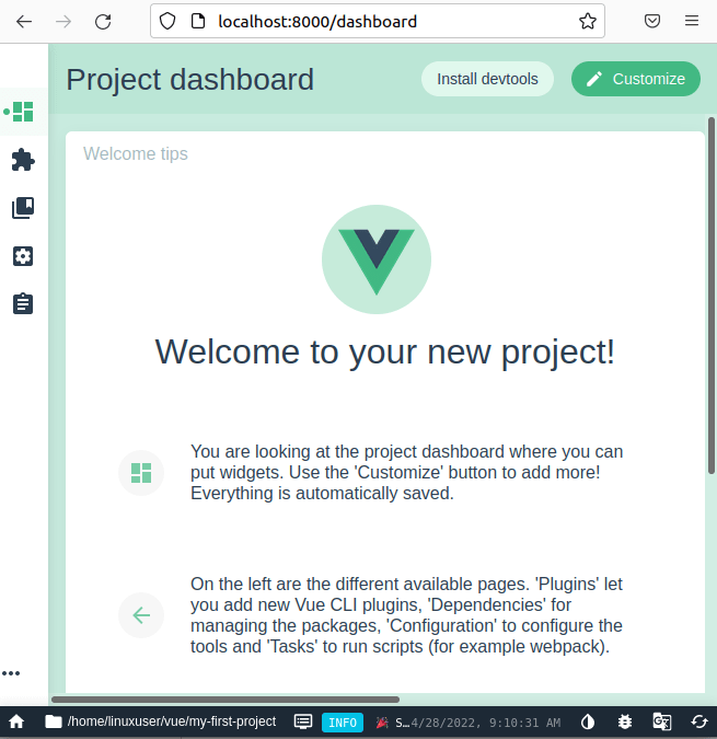 Installing Vue.js On Ubuntu 22.04 18 Installing vue. Js on ubuntu 22. 04 18