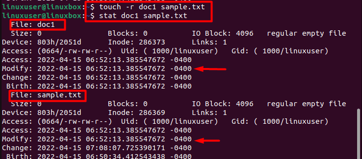 Touch Command In Ubuntu 22.04 8 Touch command in ubuntu 22. 04 8