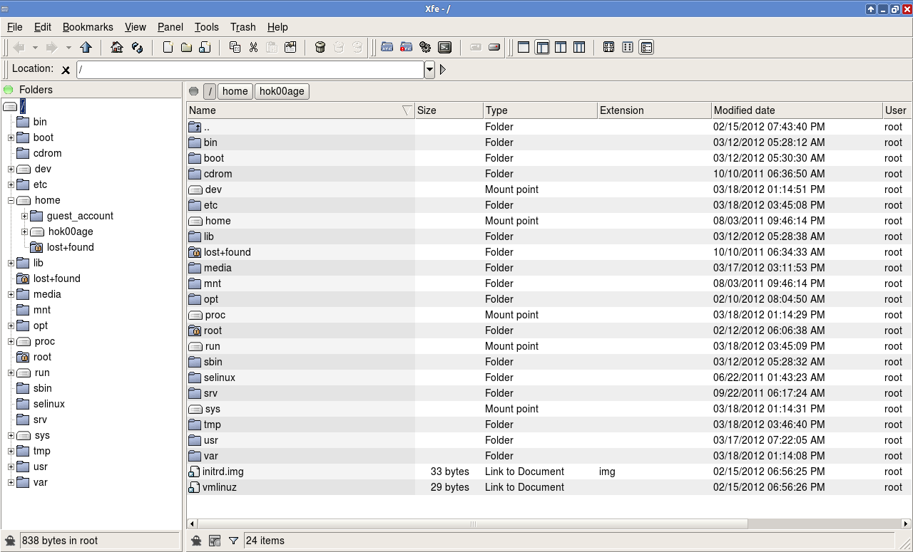 Best Linux File Managers 6 Xfe: windows explorer like file manager for linux