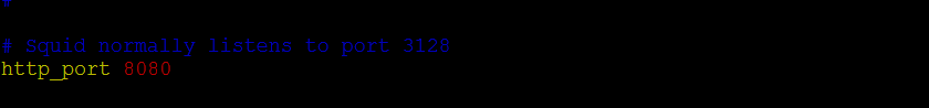 How To Setup Squid Proxy Server On Ubuntu And Debian 2 Changing squid server port in ubuntu & debian