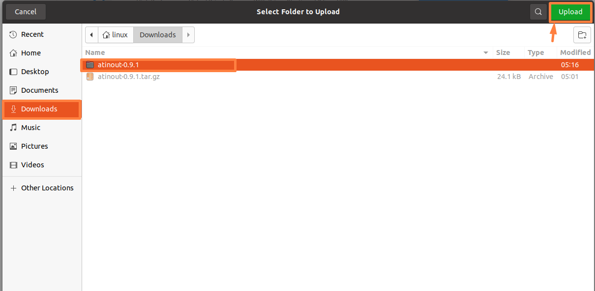 Atinout On Ubuntu 5 Graphical user interface, application description automatically generated