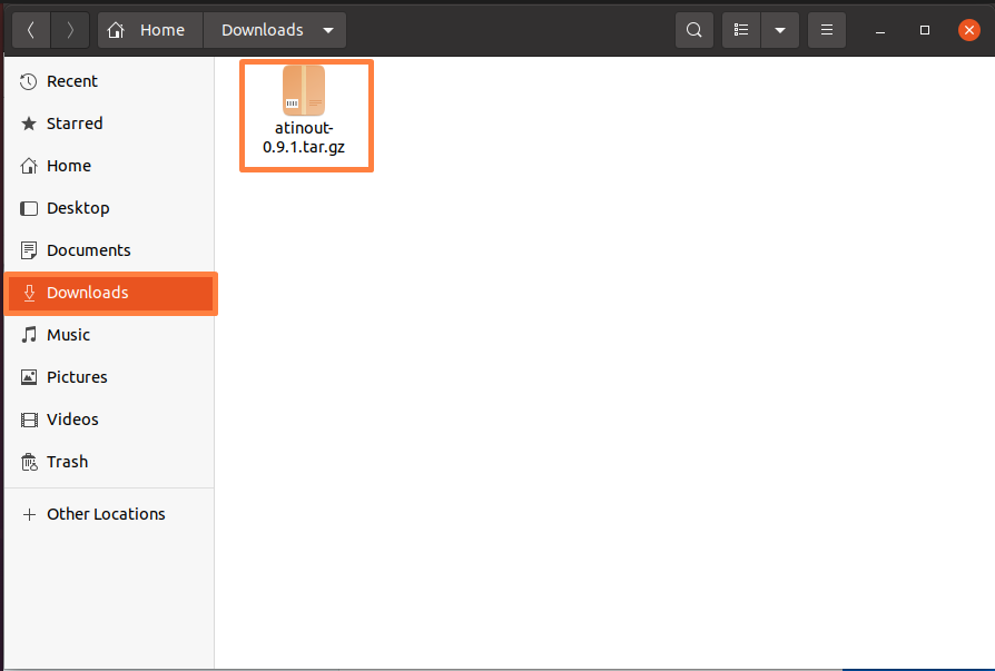 Atinout On Ubuntu 2 Graphical user interface, application, teams description automatically generated