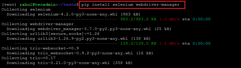 Setup Selenium With Python And Chrome On Ubuntu &Amp; Debian 2 Installing selenium and webdriver python module on ubuntu & debian
