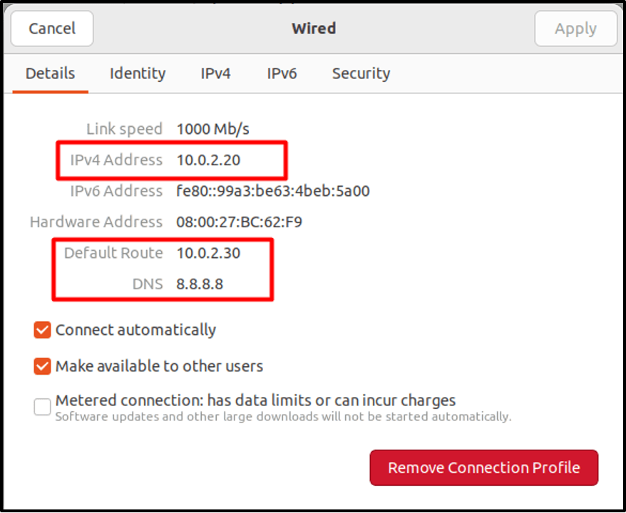 Ubuntu 22.04 Network Configuration 5 Ubuntu 22. 04 network configuration 5
