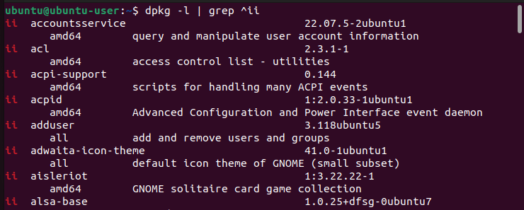 How To List Installed Packages In Ubuntu 22.04 3 How to list installed packages in ubuntu 22. 04 3