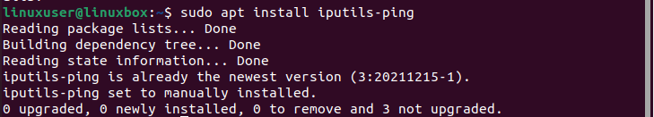 Ping command in Ubuntu 22.04 4