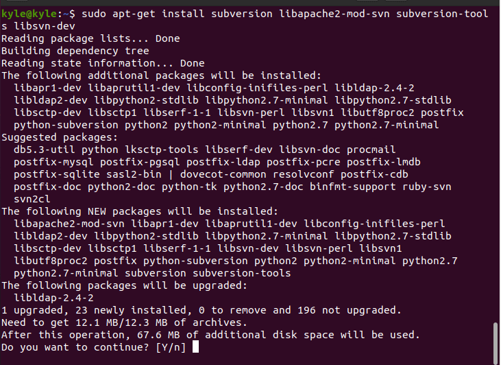 How To Install Apache Subversion On Ubuntu 4 How to install apache subversion on ubuntu 4