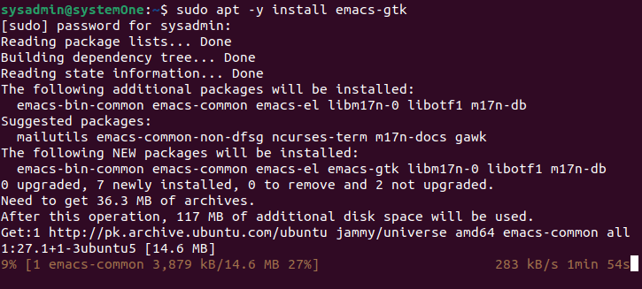 How To Install Emacs Text Editor On Ubuntu 22.04 2 How to install emacs text editor on ubuntu 22. 04 2