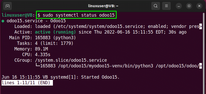How To Install Odoo 15 On Ubuntu 22.04 34 How to install odoo 15 on ubuntu 22. 04 34