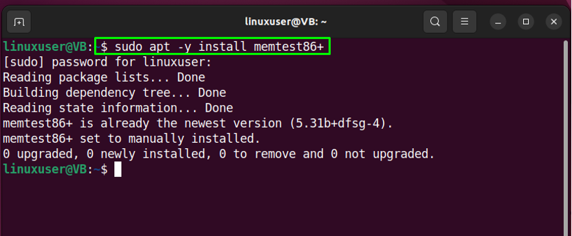 How To Run Memtest In Ubuntu 22.04 2 How to run memtest in ubuntu 22. 04 2