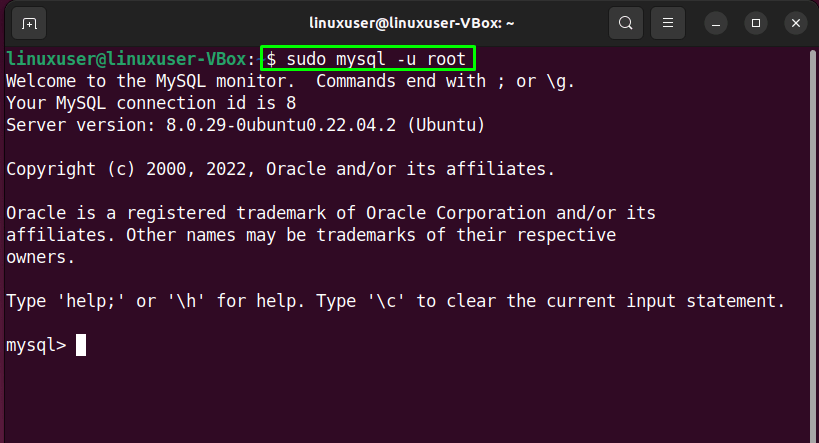 How To Change Mysql Root Password In Ubuntu 22.04 7 How to change mysql root password in ubuntu 22. 04 7