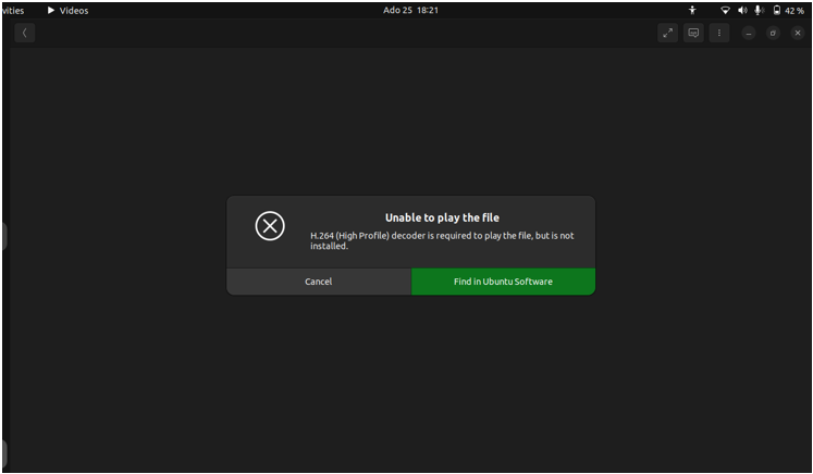How to play mp4 on firefox in ubuntu 22. 04