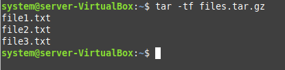 Tar Command Options And Examples 6 Tar command options and examples 6