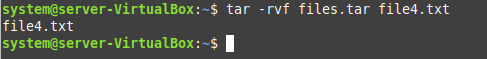 Tar Command Options And Examples 8 Tar command options and examples 8
