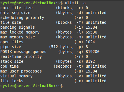 Ulimit Command In Linux 6 Ulimit command in linux 6