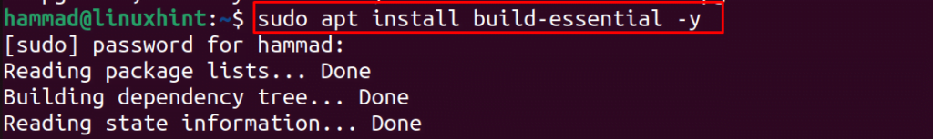 How to install and use build essential tools on ubuntu 22. 04