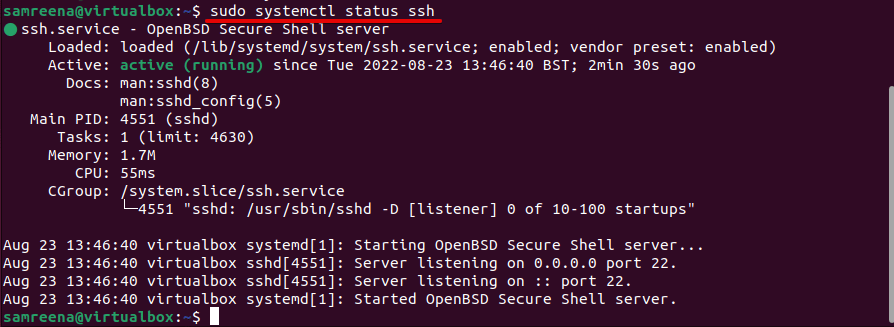 Enable Ssh On Ubuntu 22.04 3 Enable ssh on ubuntu 22. 04 3