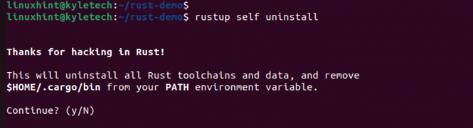 How to Install Rust on Ubuntu 22.04 15