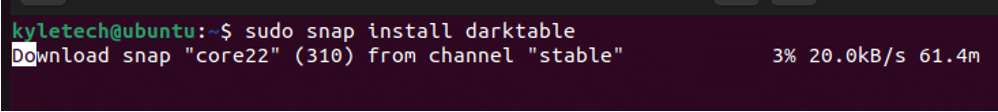 How to Install Darktable on Ubuntu 22.04 2
