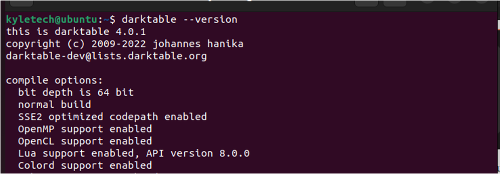How to Install Darktable on Ubuntu 22.04 4