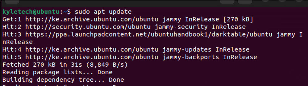 How to Install Darktable on Ubuntu 22.04 6