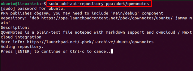 How to install qownnotes on ubuntu 22. 04