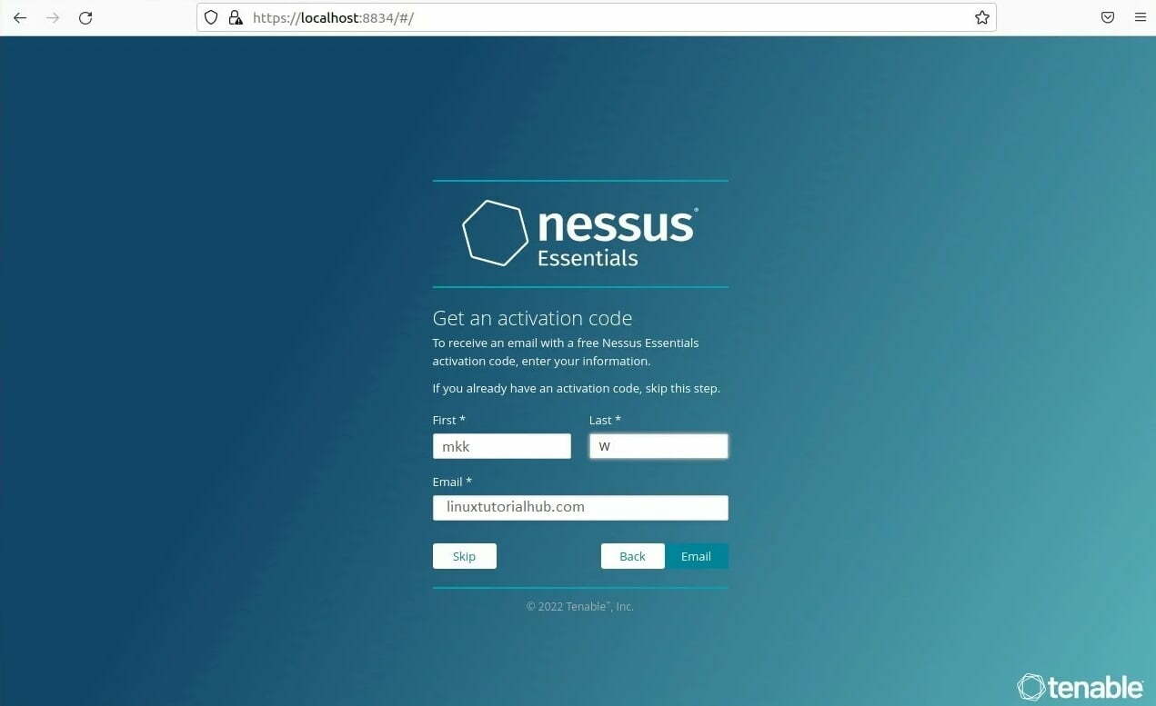 Easy Steps For Installing Nessus Vulnerability Scanner On Linux 2 Nessus-setup-get-activation-code-screen-jpg