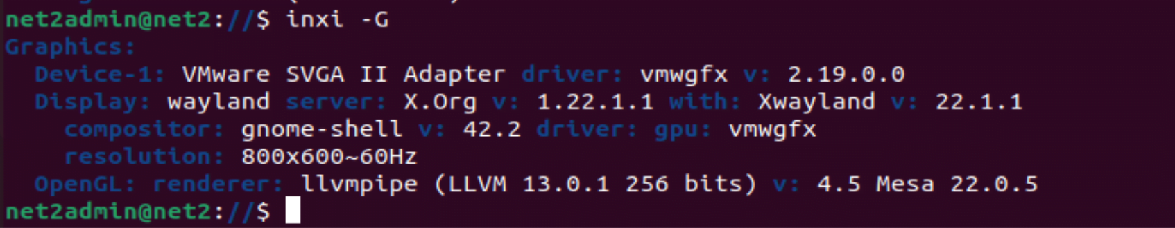 How to display Graphics card information on Ubuntu 22.04 13