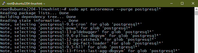 Uninstall The Postgresql On Ubuntu 22.04 2 Uninstall the postgresql on ubuntu 22. 04 2