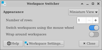 How to switch between workspaces in Ubuntu 17
