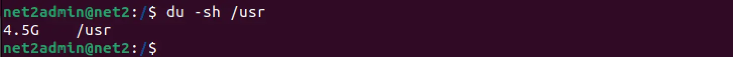 How to find the total size of all files in a directory in ubuntu