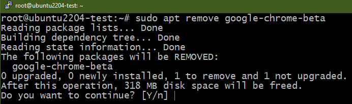 Uninstall Chrome In Ubuntu 22.04 4 Uninstall chrome in ubuntu 22. 04 4