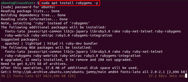 How To Install Rubygems On Ubuntu 22.04 2 How to install rubygems on ubuntu 22. 04 2