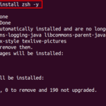 How to install and configure z shell (zsh) on ubuntu 22. 04